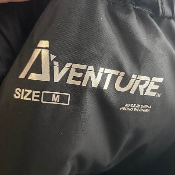 SOLD - NWT AVENTURE Quilted Down Puffer Skirt Knee Length Black Medium Winter - Picture 4 of 6